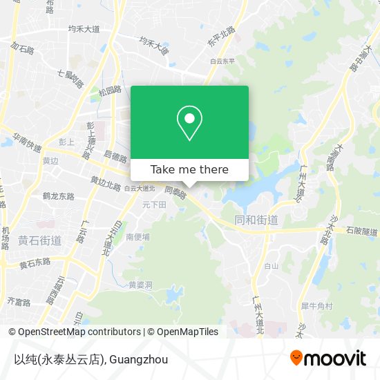 以纯(永泰丛云店) map