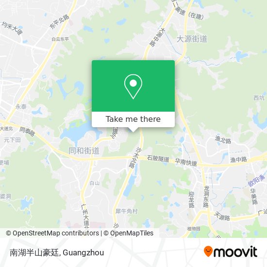 南湖半山豪廷 map