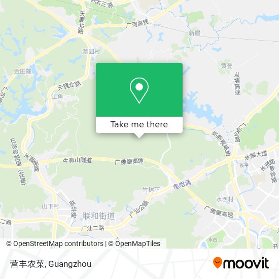 营丰农菜 map