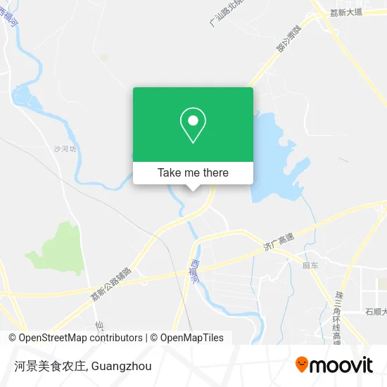 河景美食农庄 map