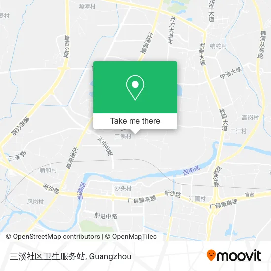 三溪社区卫生服务站 map