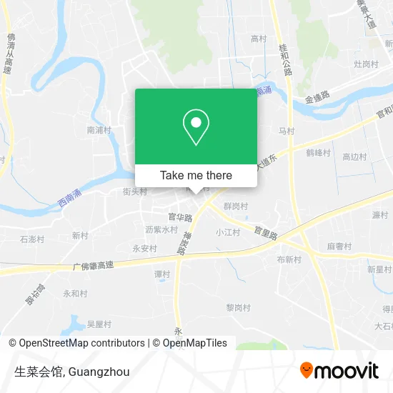 生菜会馆 map