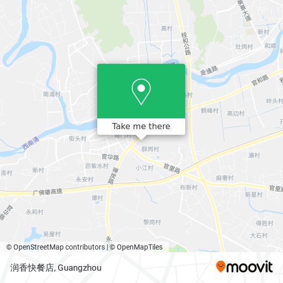 润香快餐店 map