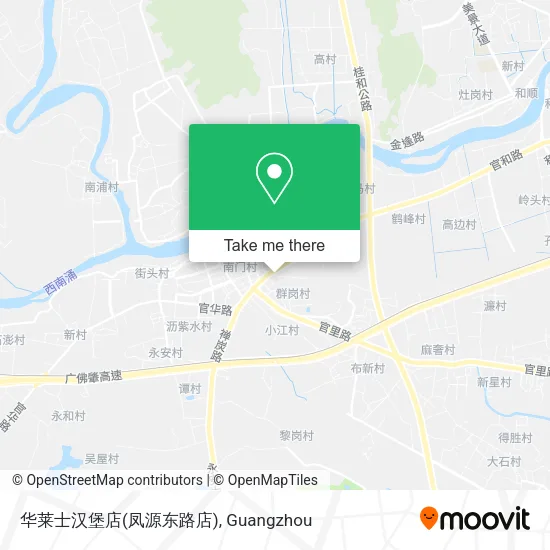 华莱士汉堡店(凤源东路店) map