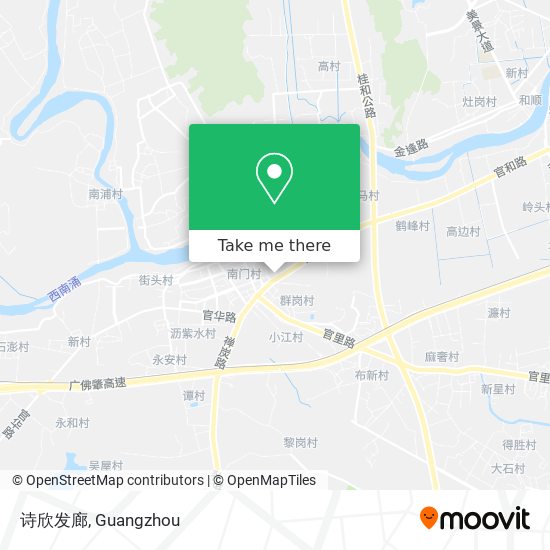 诗欣发廊 map