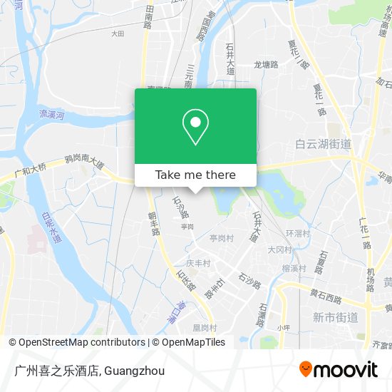 广州喜之乐酒店 map