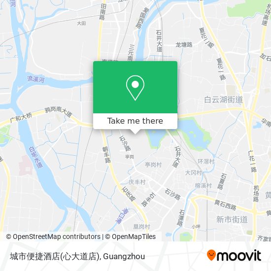 城市便捷酒店(心大道店) map