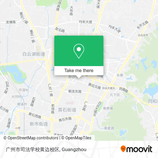 广州市司法学校黄边校区 map