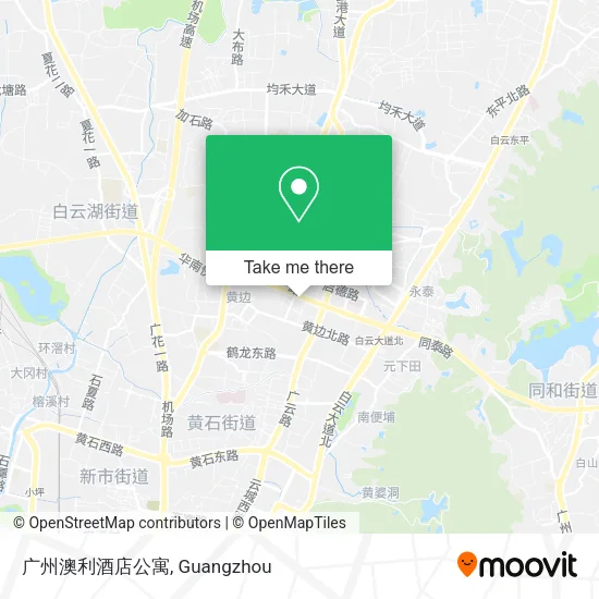 广州澳利酒店公寓 map