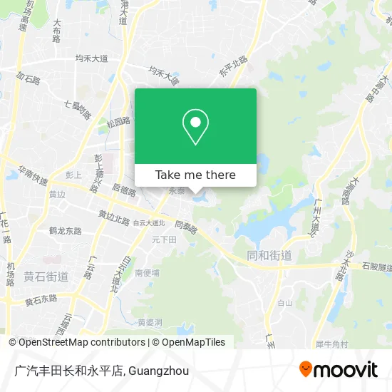 广汽丰田长和永平店 map