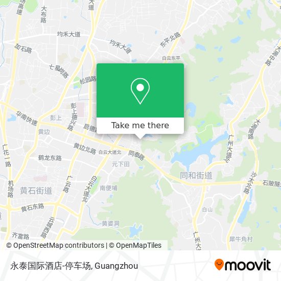 永泰国际酒店-停车场 map