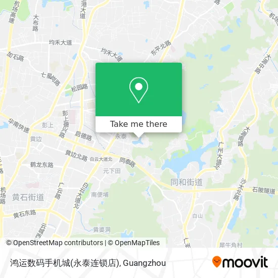 鸿运数码手机城(永泰连锁店) map