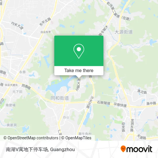 南湖V寓地下停车场 map