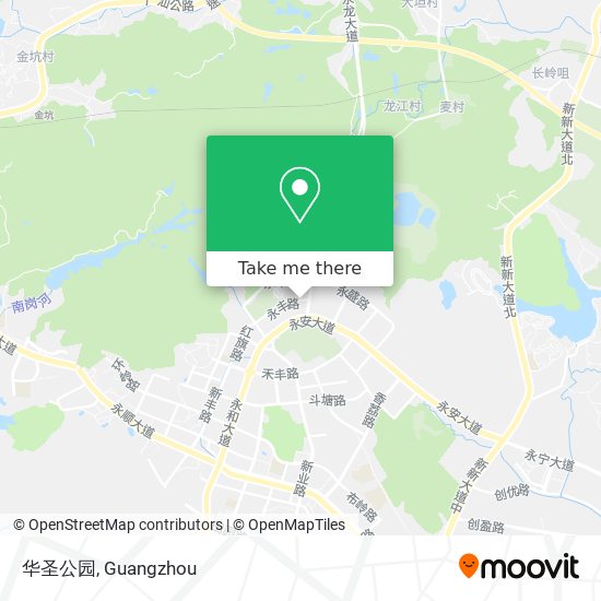 华圣公园 map