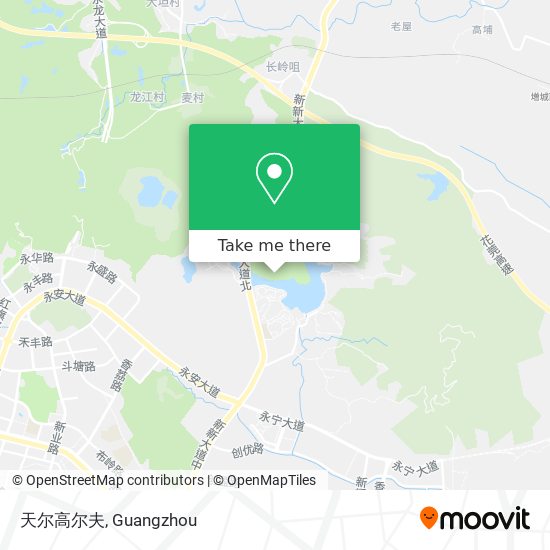 天尔高尔夫 map