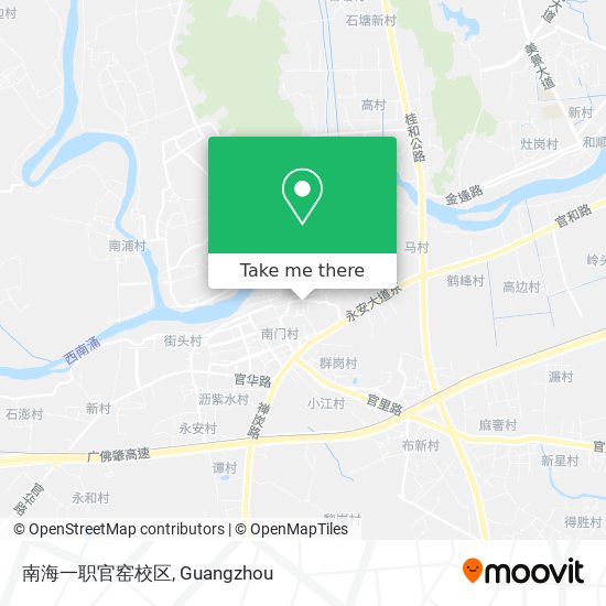 南海一职官窑校区 map