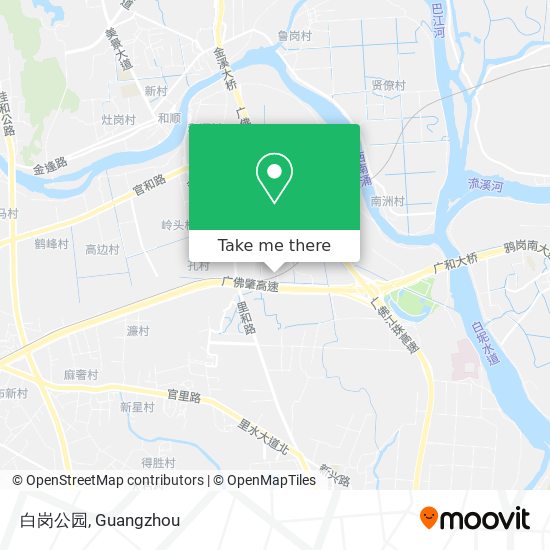 白岗公园 map