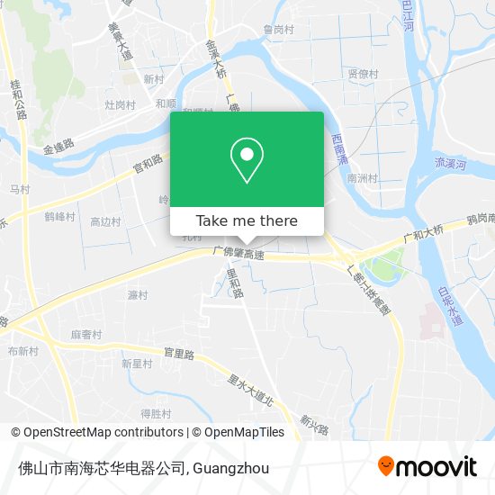 佛山市南海芯华电器公司 map