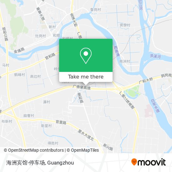 海洲宾馆-停车场 map