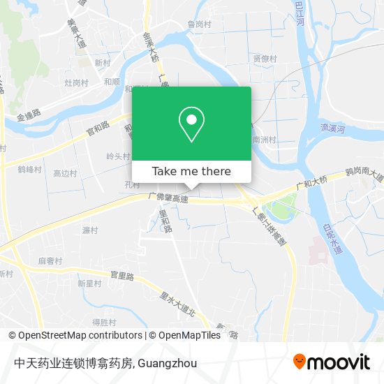 中天药业连锁博翕药房 map