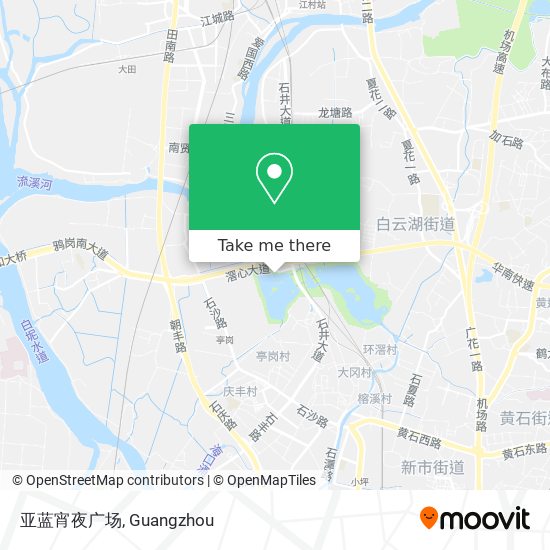 亚蓝宵夜广场 map