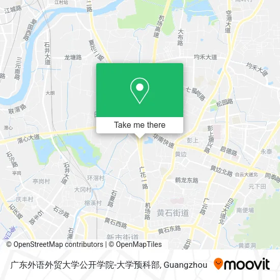 广东外语外贸大学公开学院-大学预科部 map