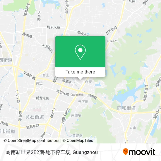 岭南新世界2E2期-地下停车场 map