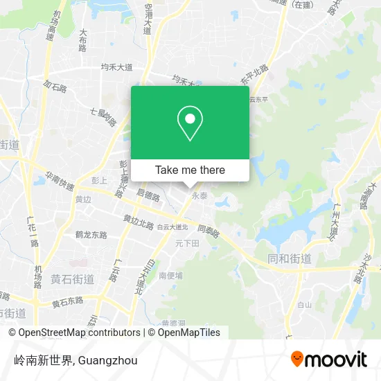 岭南新世界 map