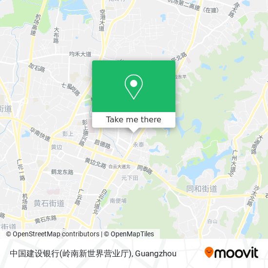 中国建设银行(岭南新世界营业厅) map