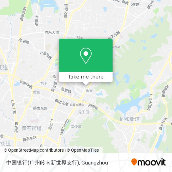 中国银行(广州岭南新世界支行) map