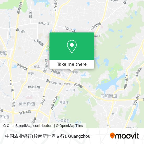 中国农业银行(岭南新世界支行) map