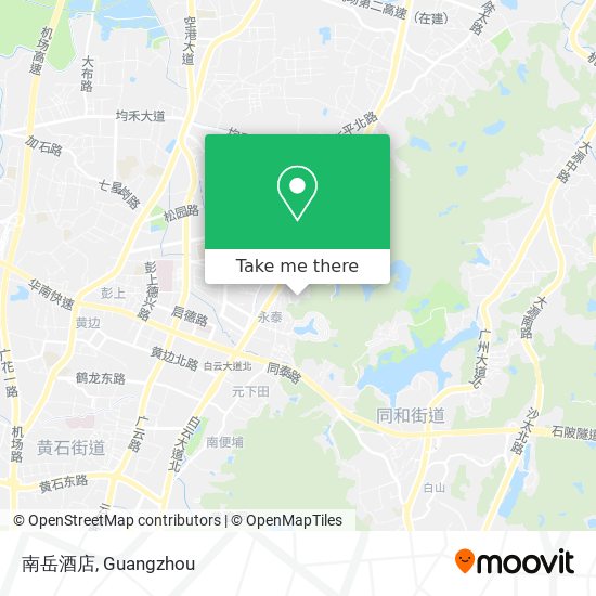 南岳酒店 map