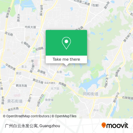 广州白云永发公寓 map