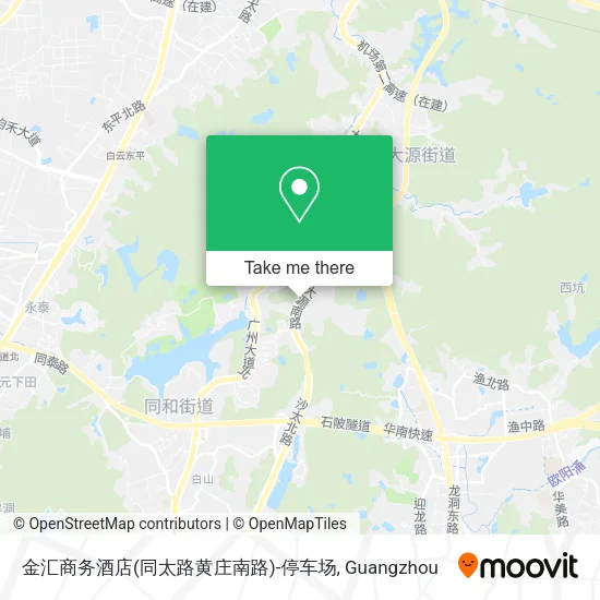 金汇商务酒店(同太路黄庄南路)-停车场 map