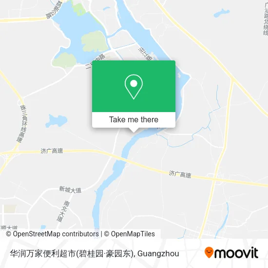 华润万家便利超市(碧桂园·豪园东) map