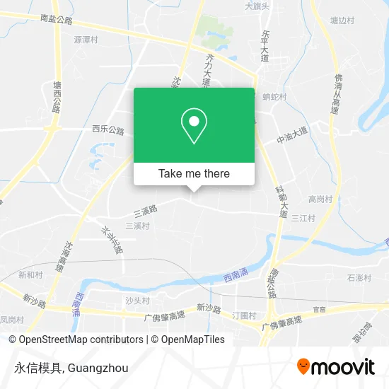 永信模具 map