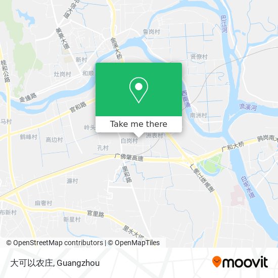大可以农庄 map