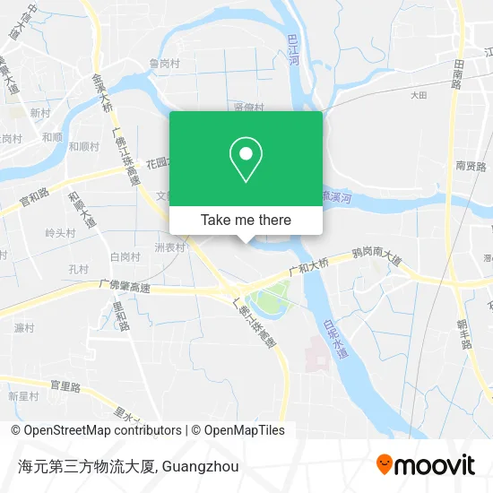 海元第三方物流大厦 map