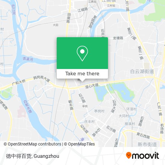 德中得百货 map