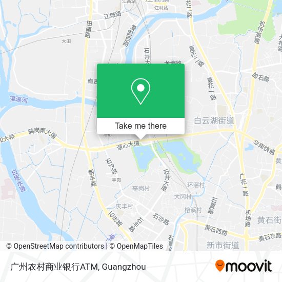 广州农村商业银行ATM map