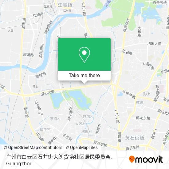 广州市白云区石井街大朗货场社区居民委员会 map