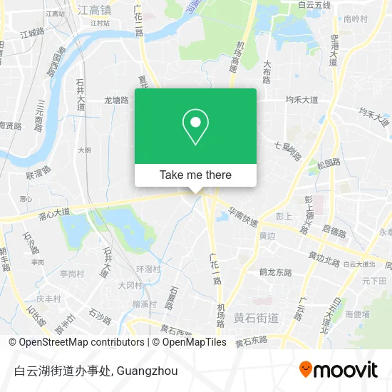 白云湖街道办事处 map