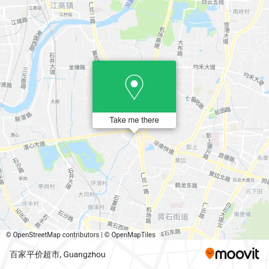 百家平价超市 map