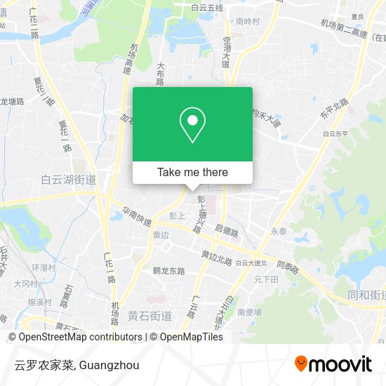 云罗农家菜 map
