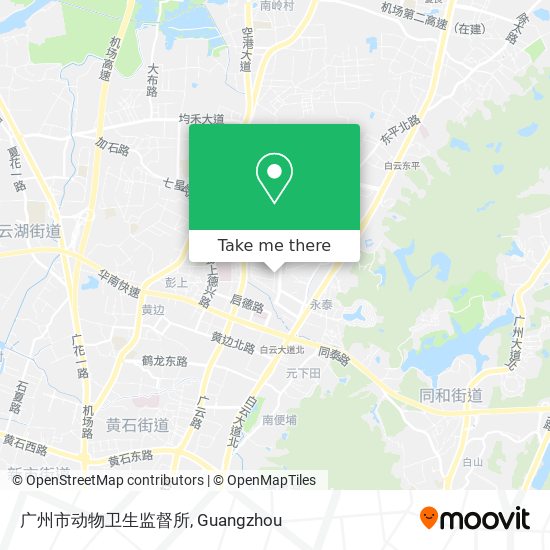 广州市动物卫生监督所 map