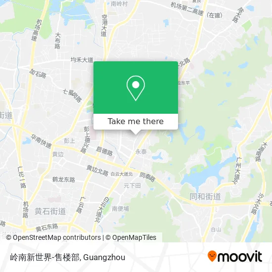 岭南新世界-售楼部 map