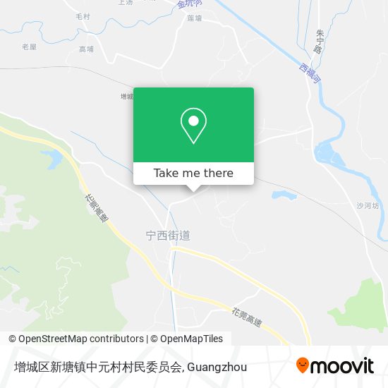 增城区新塘镇中元村村民委员会 map