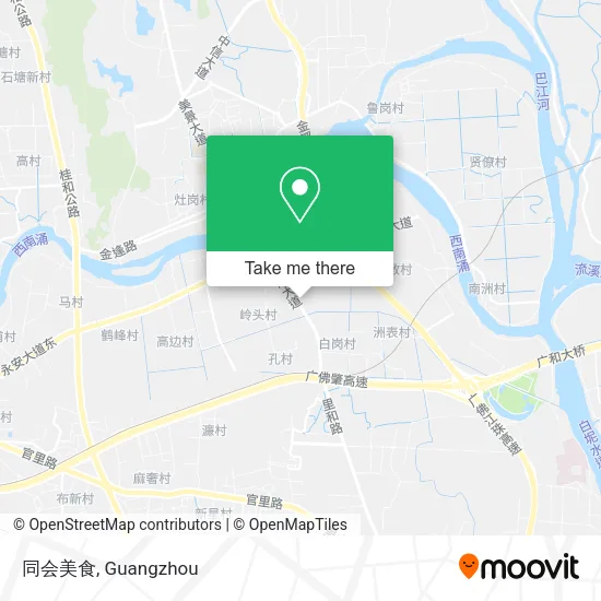 同会美食 map