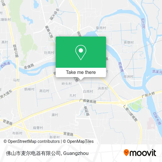 佛山市麦尔电器有限公司 map