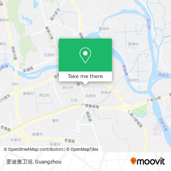 爱迪雅卫浴 map